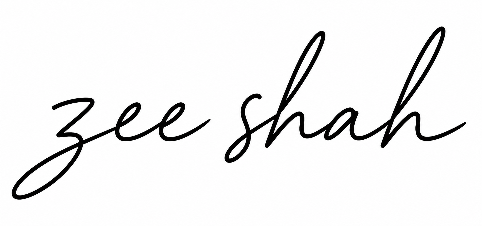 Zee Shah Sign